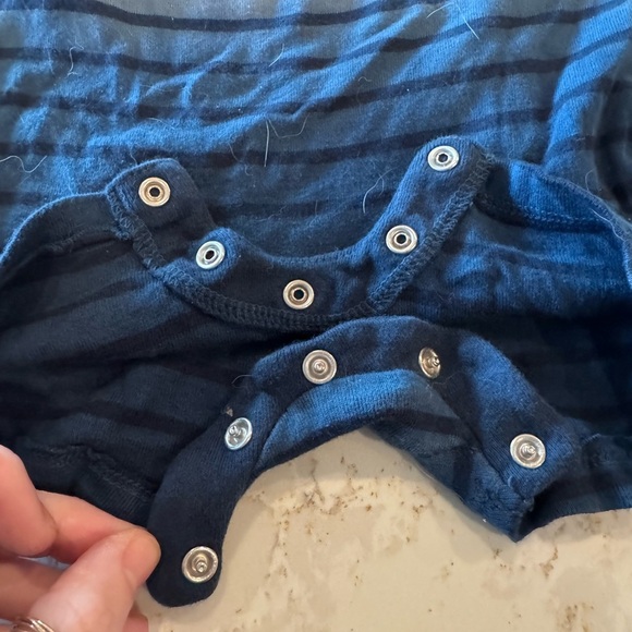 Honest kids clothing 6-9mos Striped and Tropical Kids One Piece Set of 2 - Picture 6 of 8